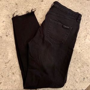 STS Blue high rise ripped black jeans